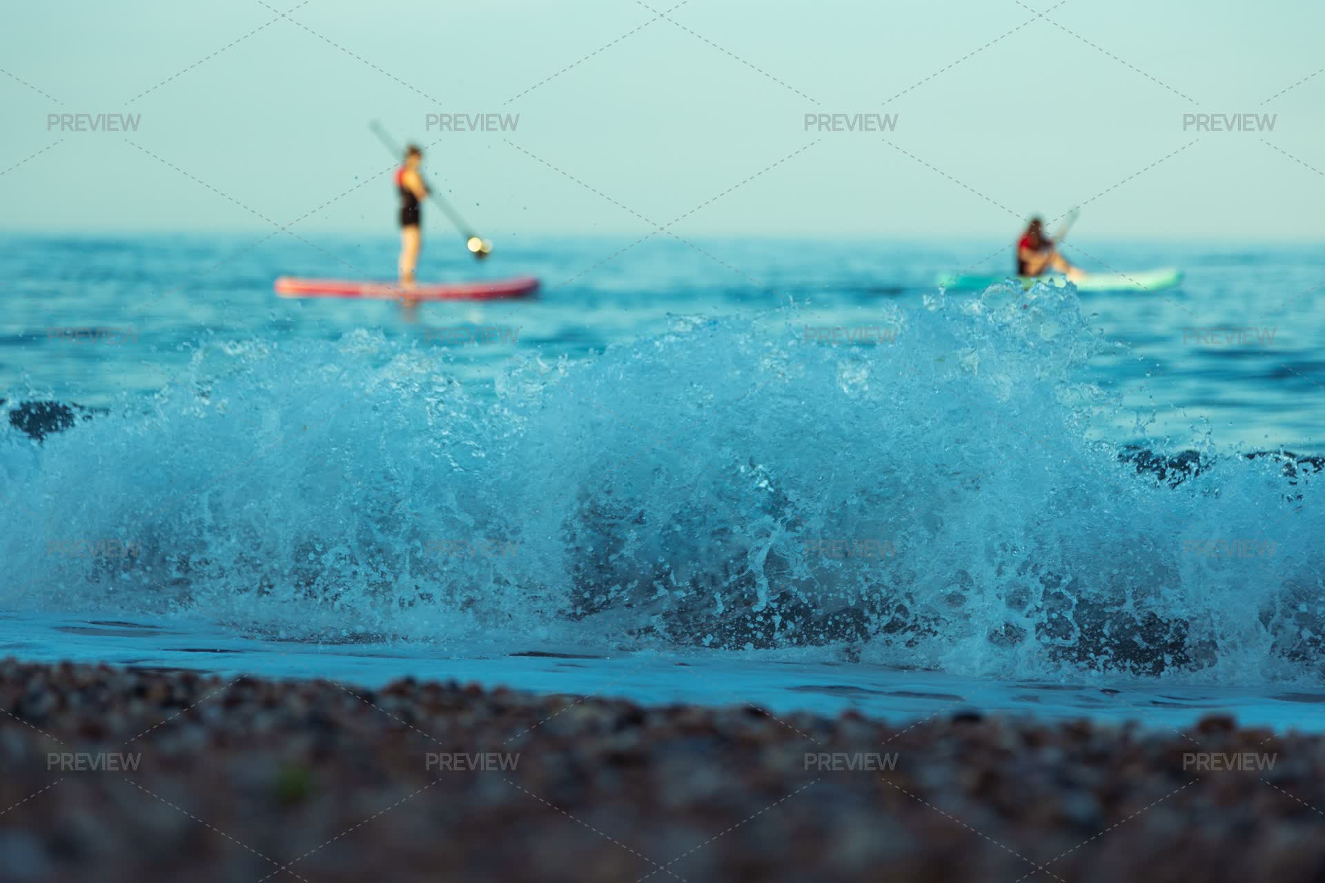 Paddle Boarding In The Sea Stock Photos Motion Array paddle-boarding-in-the-sea-stock-photos-motion-array