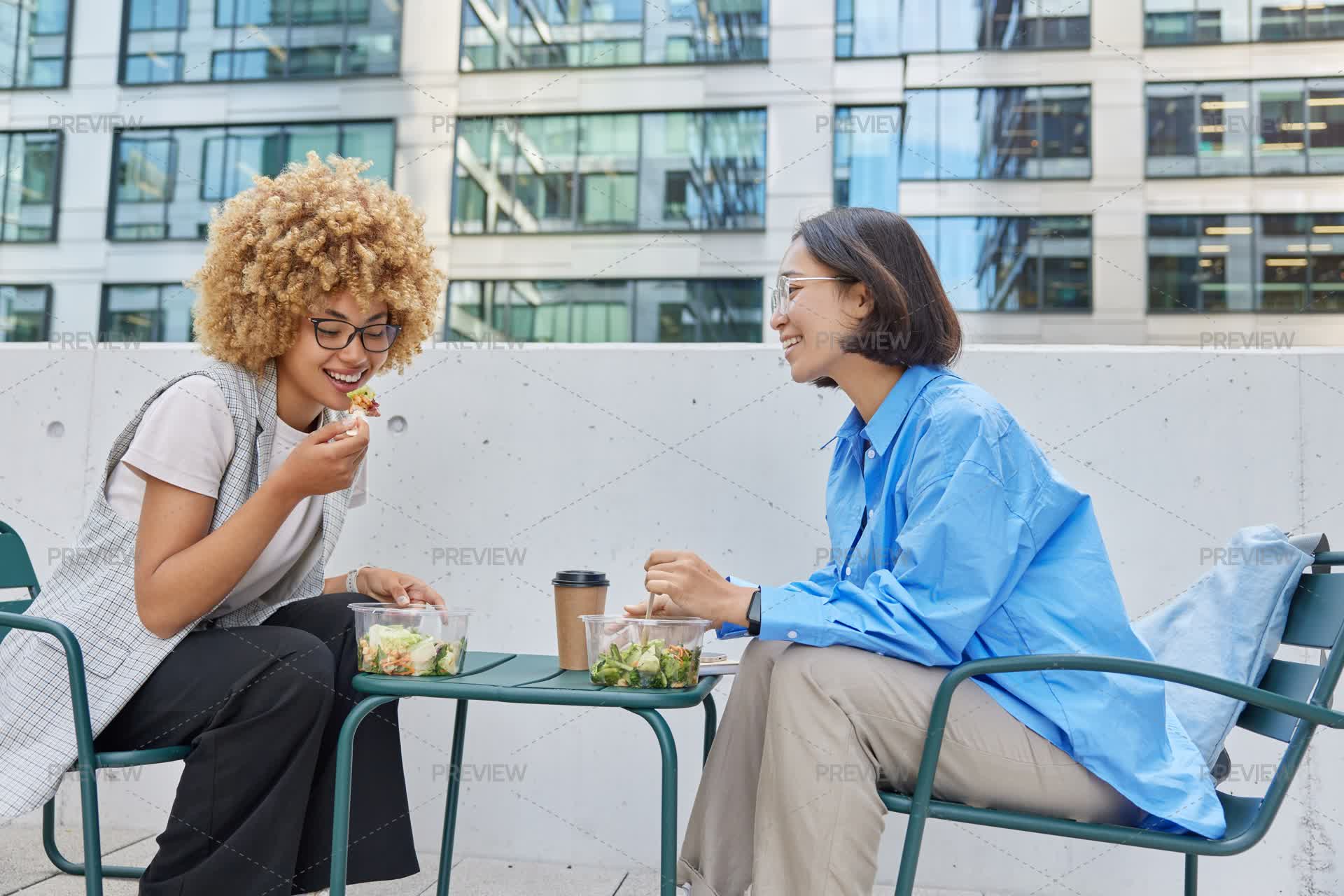 Women Talking In A Cafeteria Stock Photos Motion Array Women Talking In A Cafeteria Stock Photos Motion Array