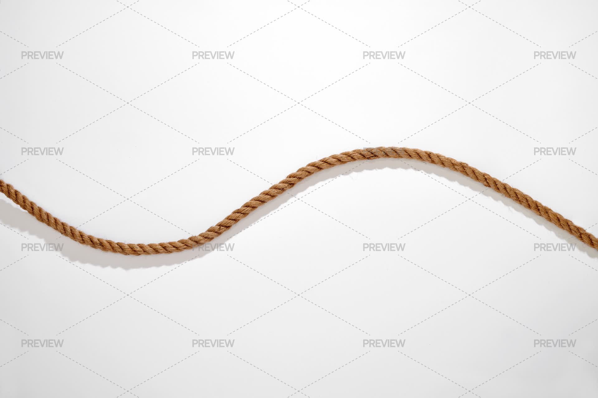 Hadow Rope Natural Fiber Wavy Rope With Shadow - Stock Photos | Motion Array