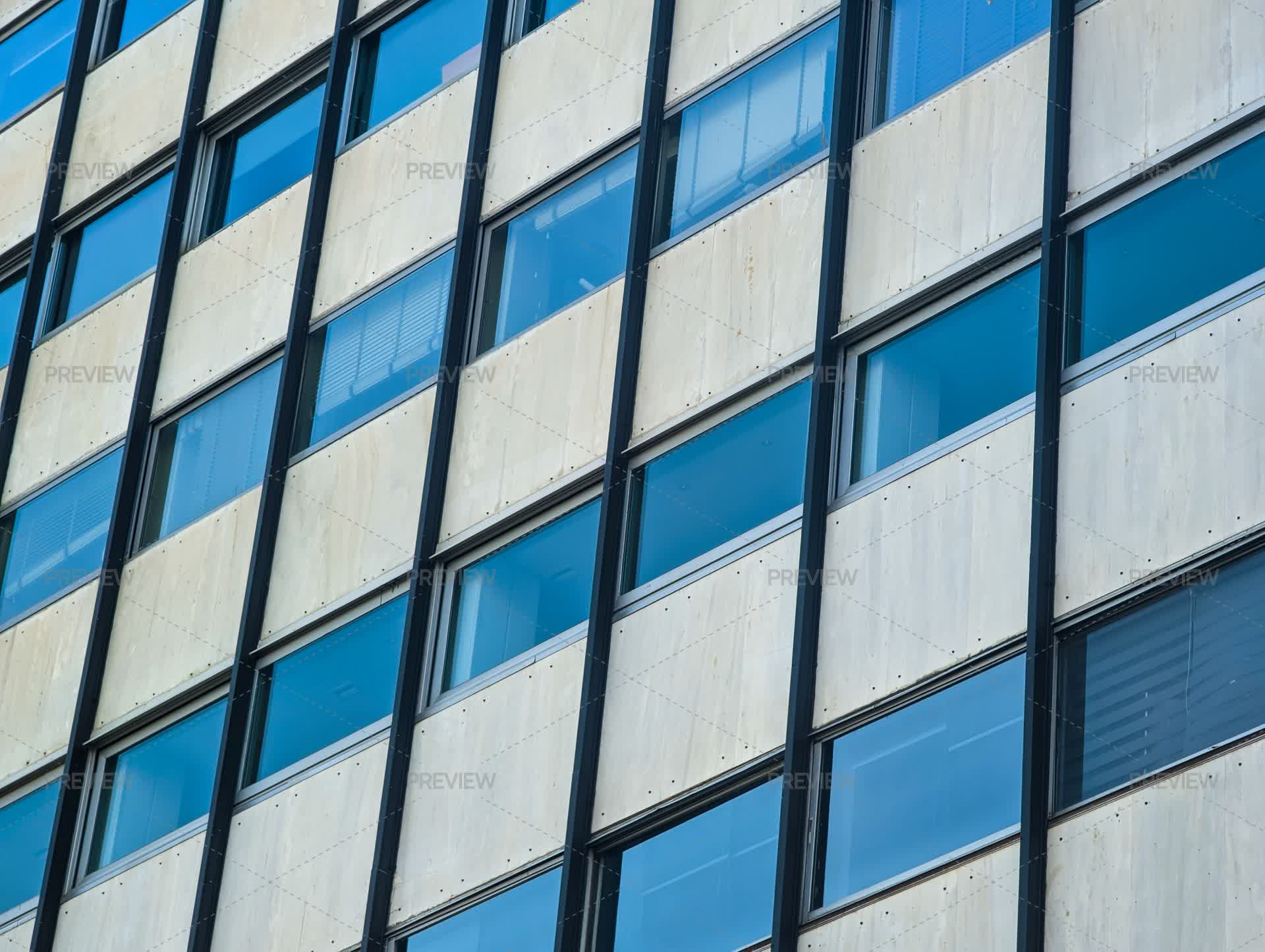 Windows Of Skyscraper Building Exterior - Stock Photos | Motion Array
