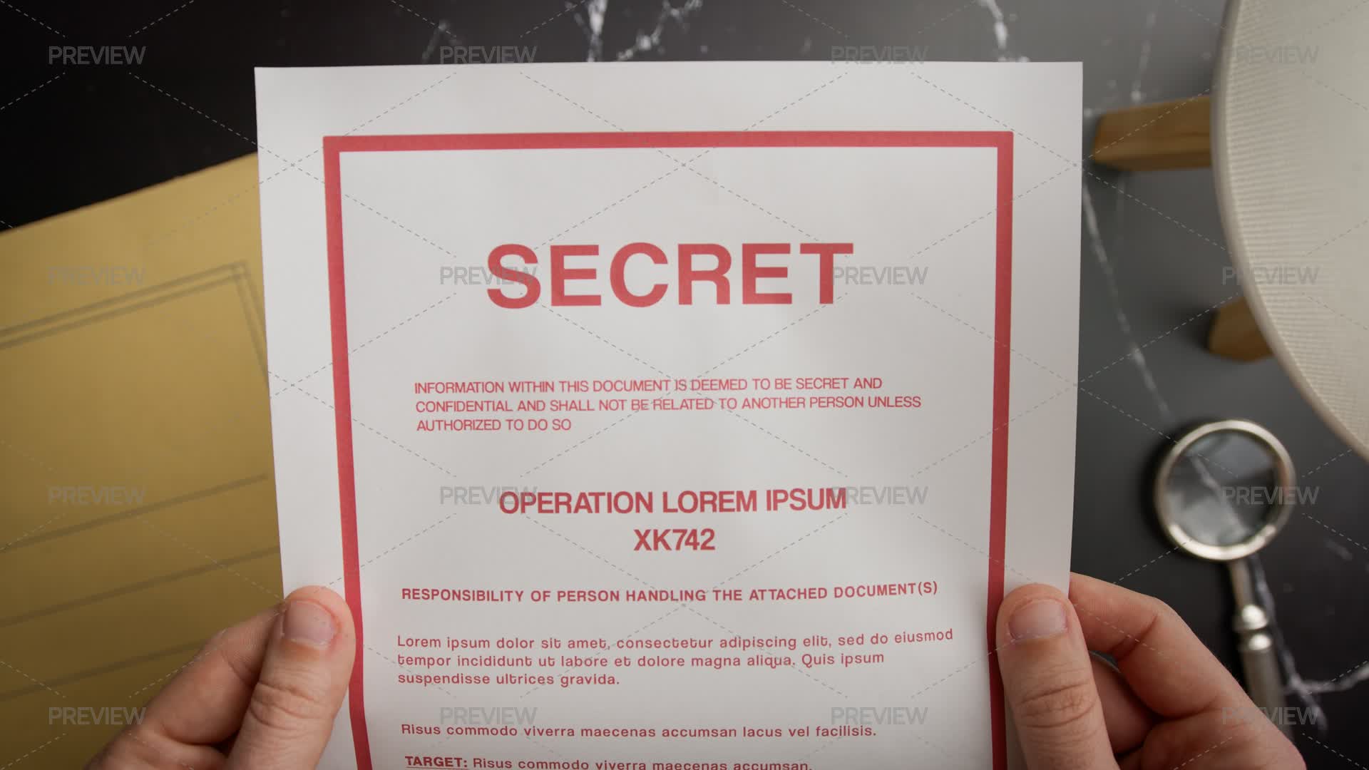 Secrect Letters Top Secret Letter Template