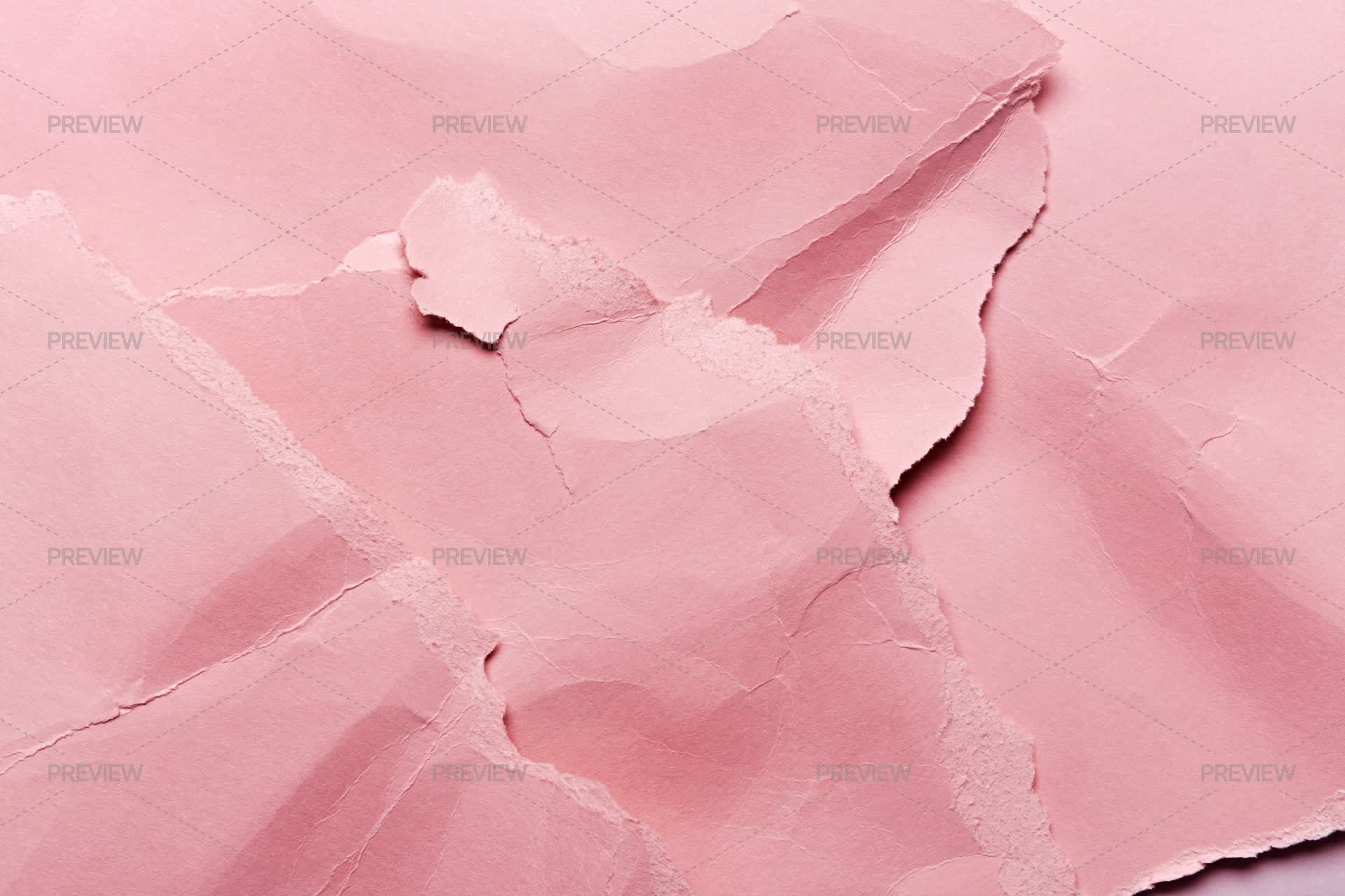 Pink Background Rip Paper Pink Crumpled Paper Texture
