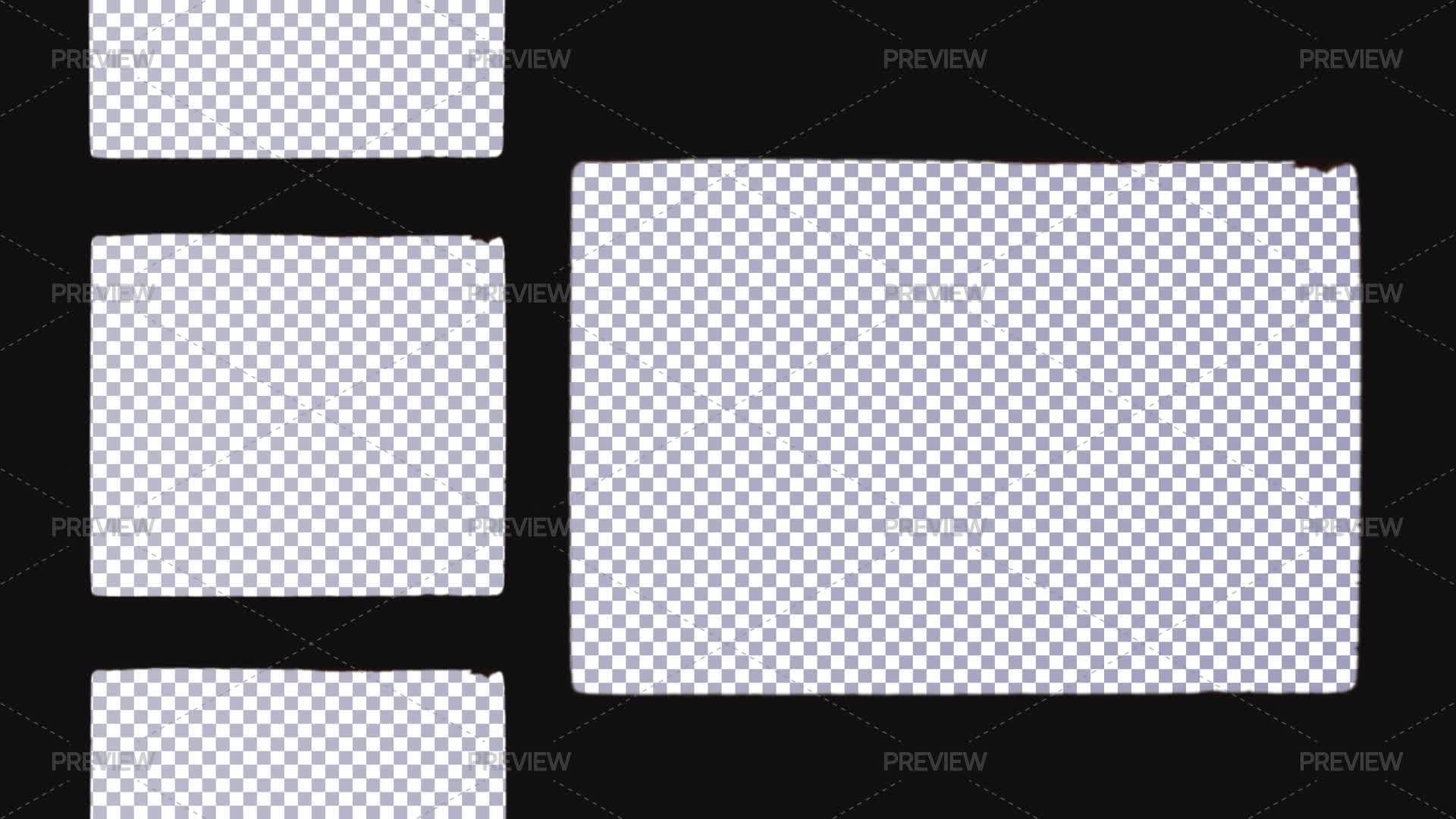 Vintage Film Split Frames - Stock Photos | Motion Array