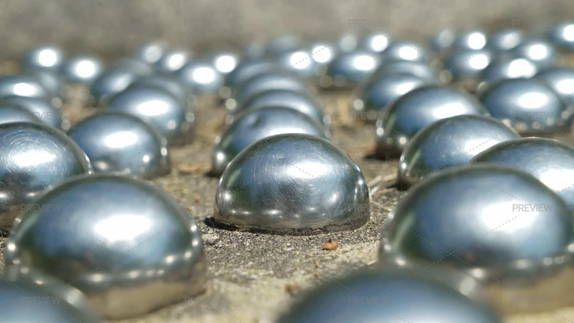 Scratched Metal Sphere Tile Floor - Stock Photos | Motion Array