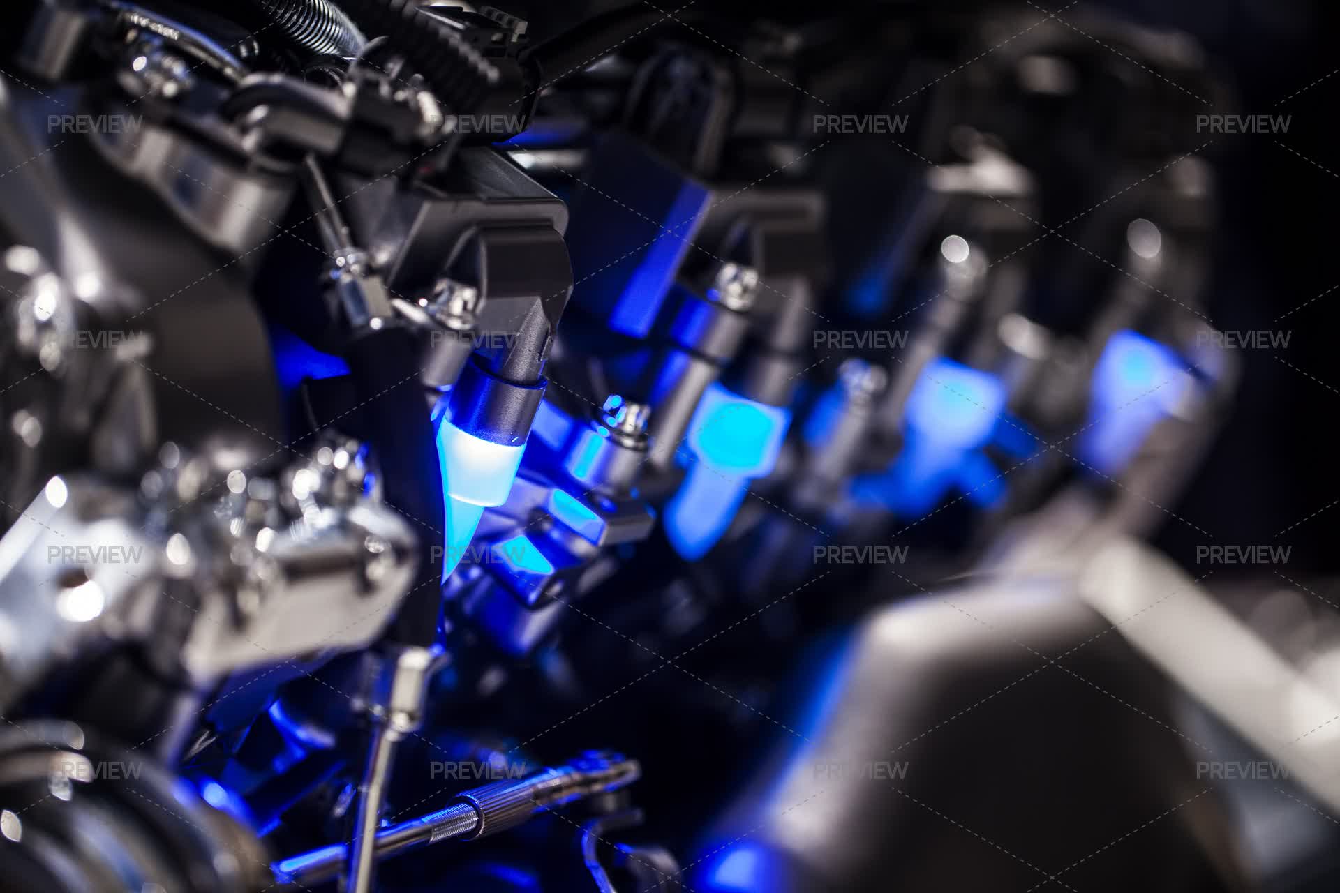 Car's Motor Engine - Stock Photos | Motion Array
