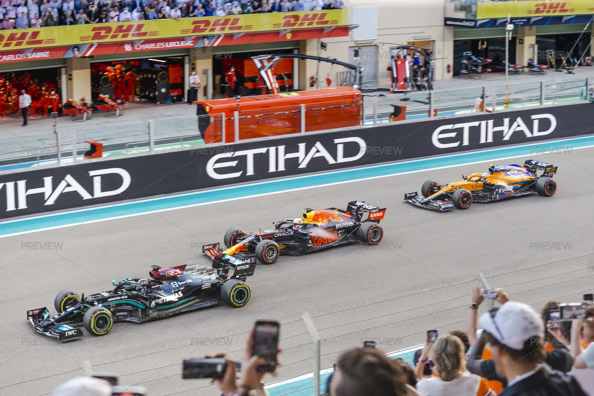 Start Of The Formula 1 Race In Abu Dhabi - Stock Photos | Motion Array