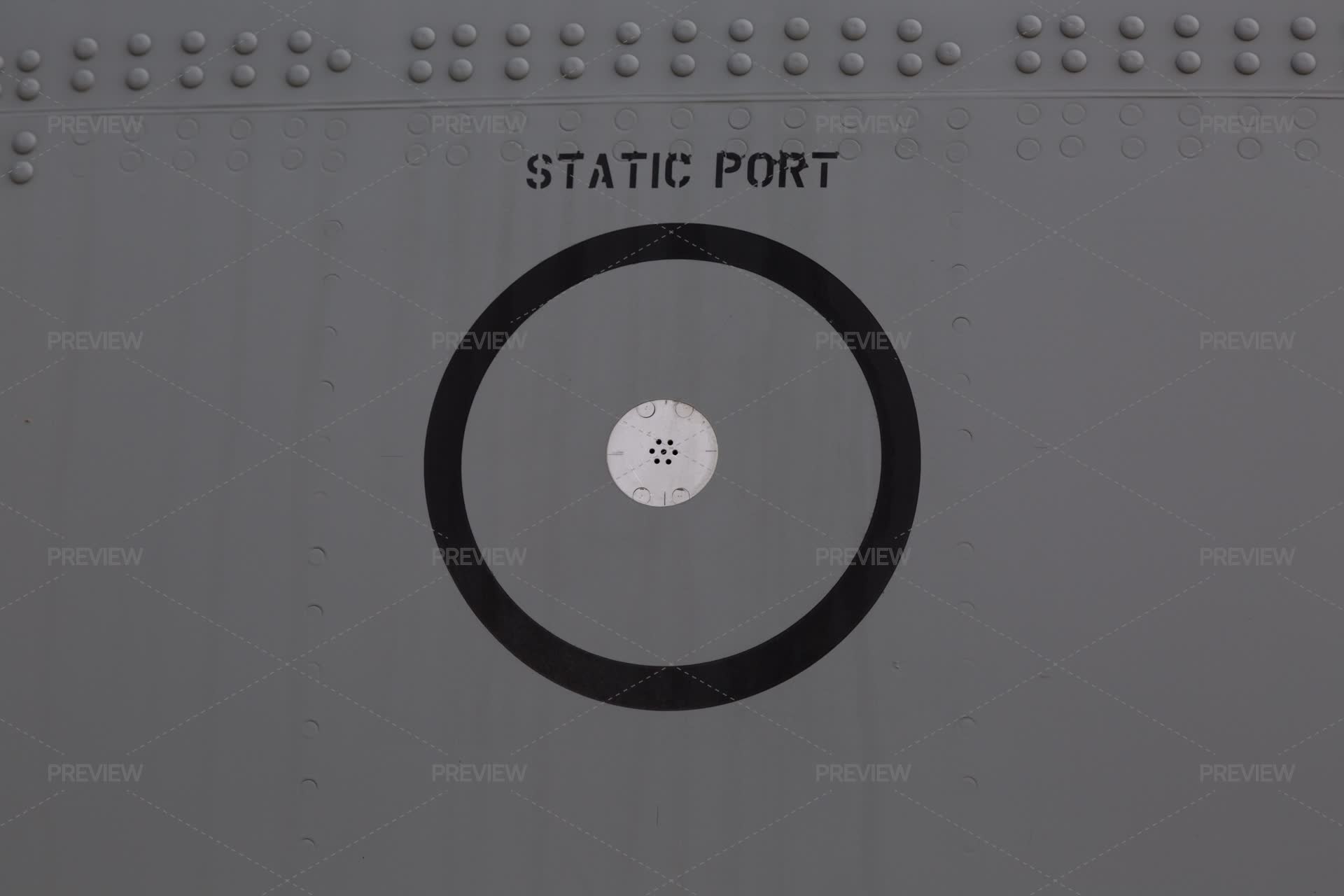 Static Port Sensor Of An Airplane - Stock Photos | Motion Array