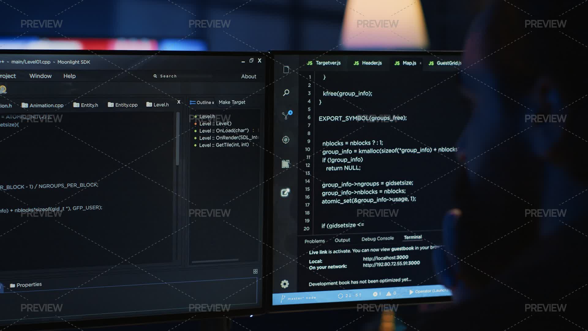 Engineer Writes Complex Binary Code Scripts - Stock Photos | Motion Array