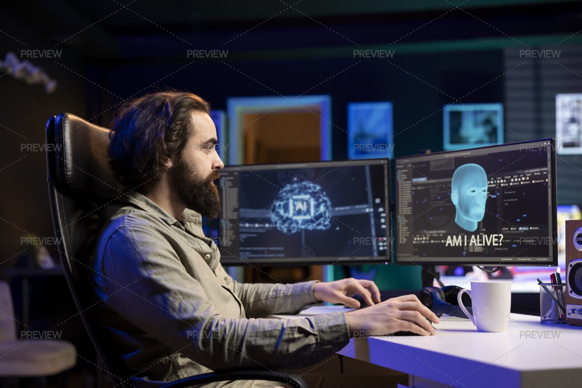 Computer Scientist Programs Sentient Artificial Intelligence With Own ...