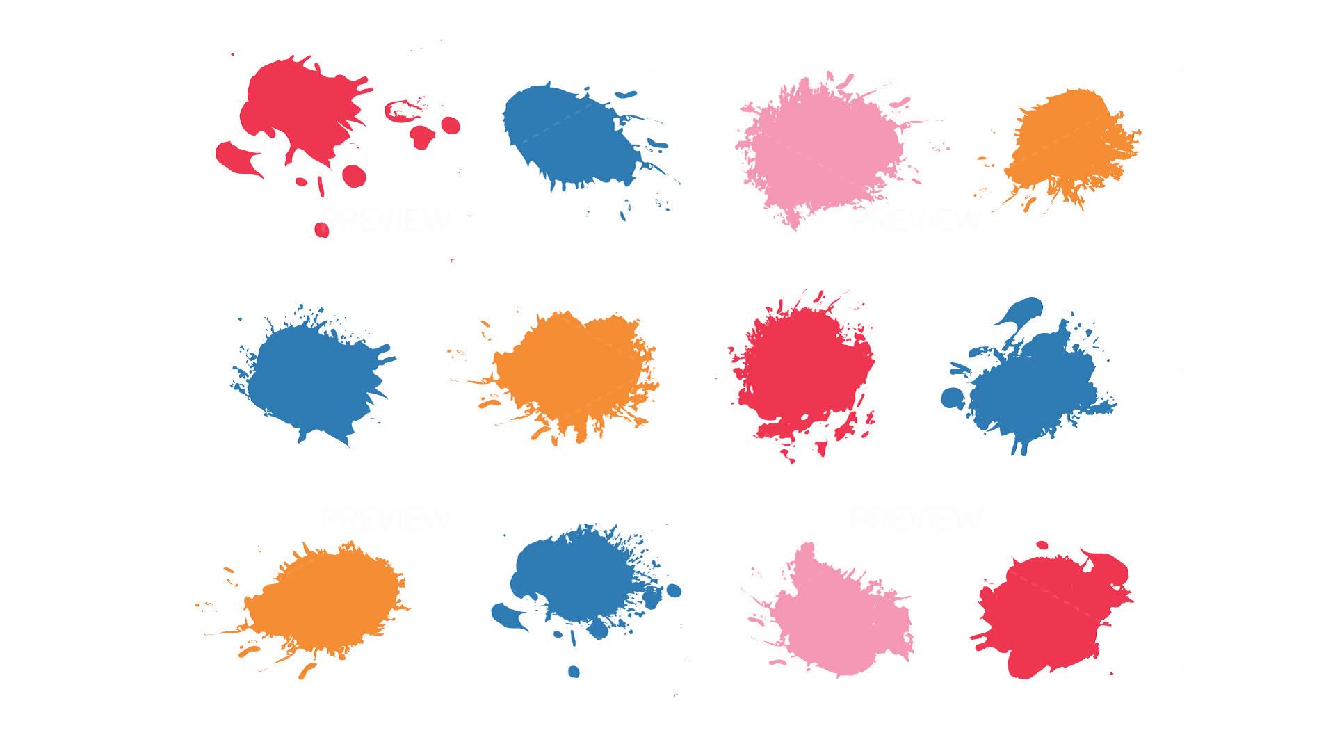 Colorst Drop Color Drops - Graphics | Motion Array