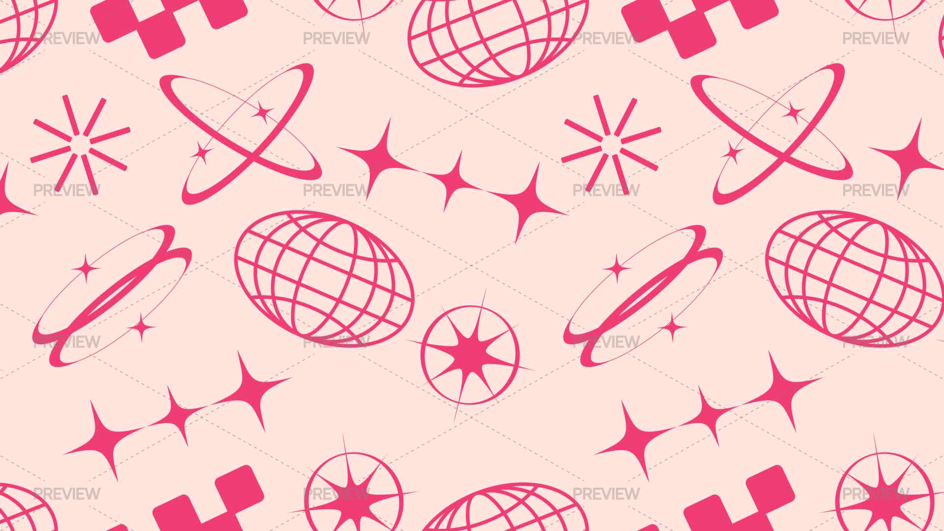 Y2k Pattern Design Y2k Seamless Pattern - Graphics | Motion Array