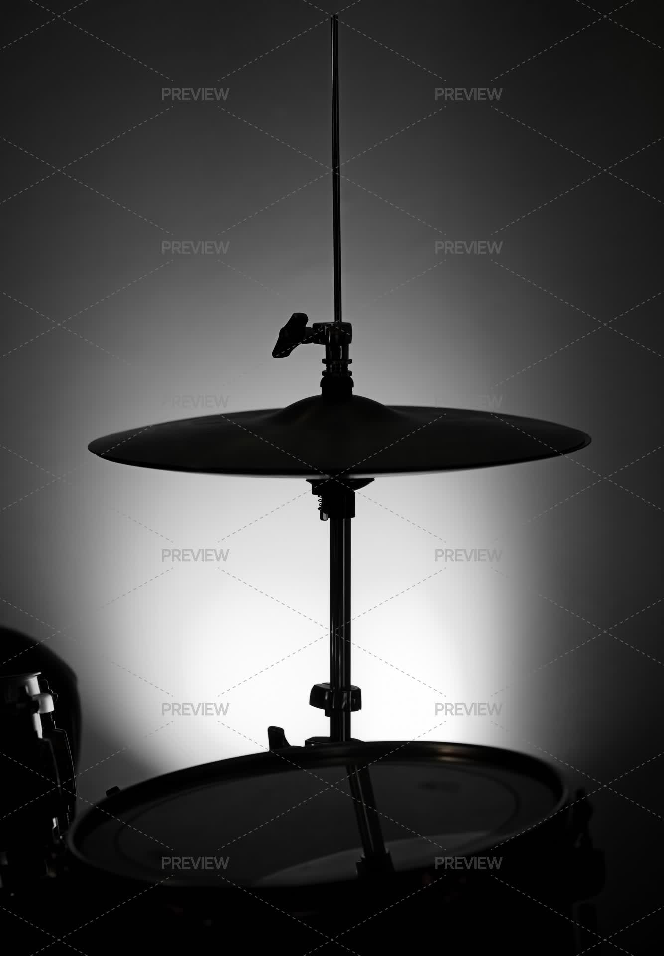 Music Instrument Rhythm Part Cymbal - Stock Photos | Motion Array