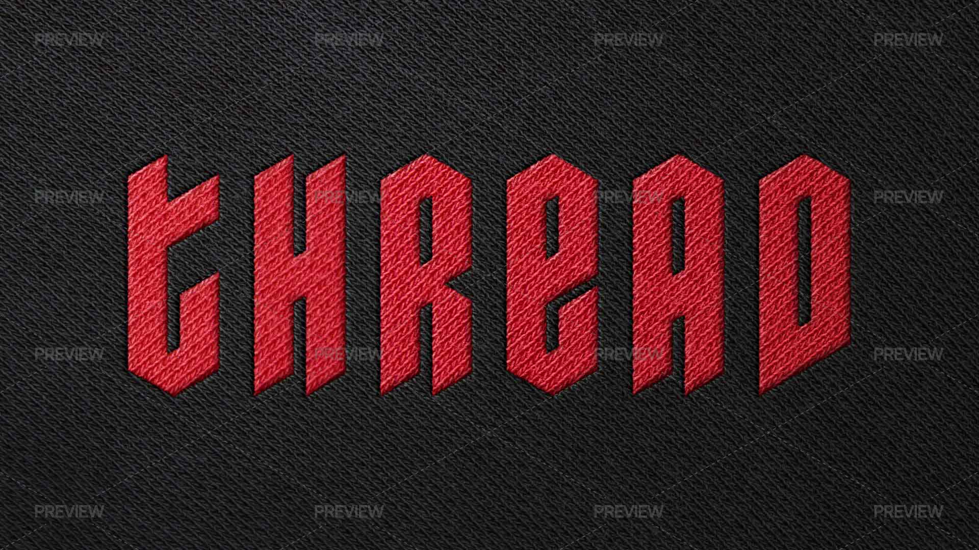 Stitching Embroidery Effect - Graphics | Motion Array