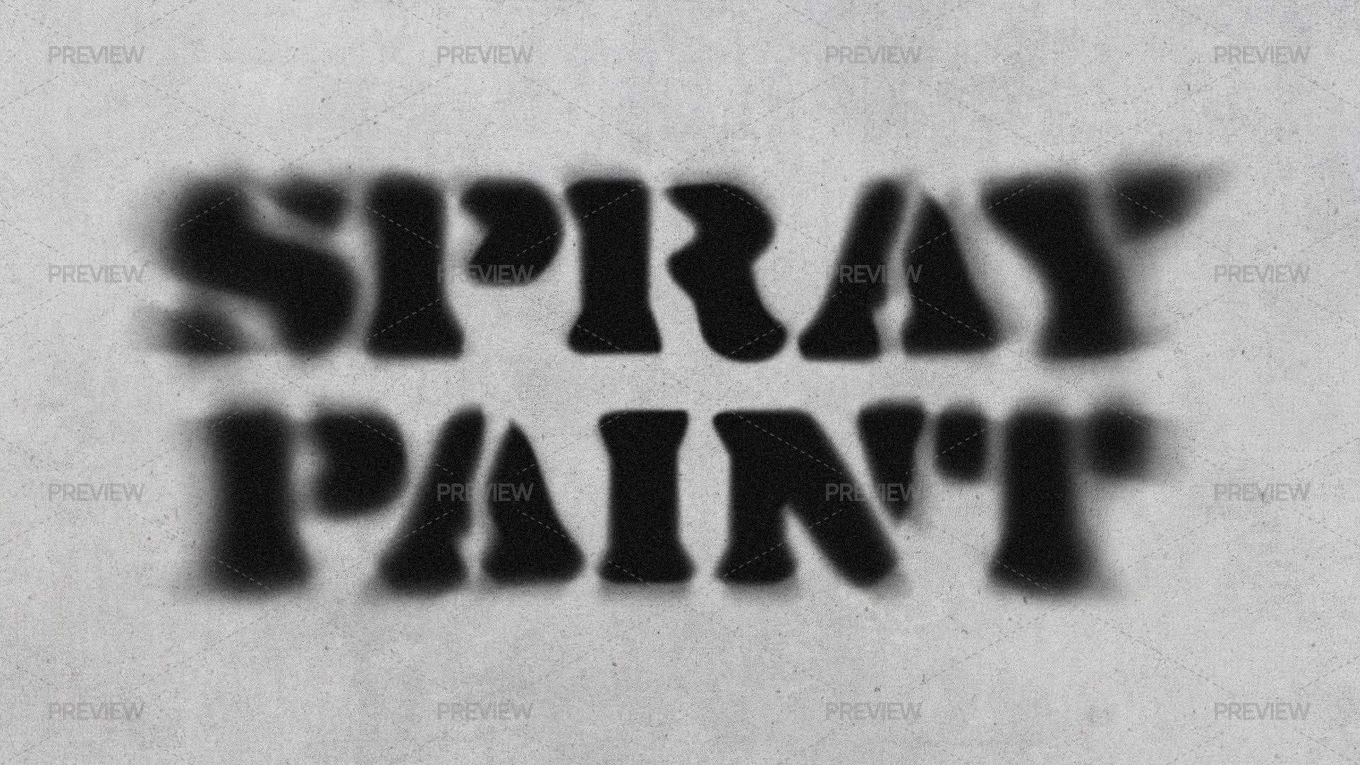 Spray Paint Effect - Graphics | Motion Array