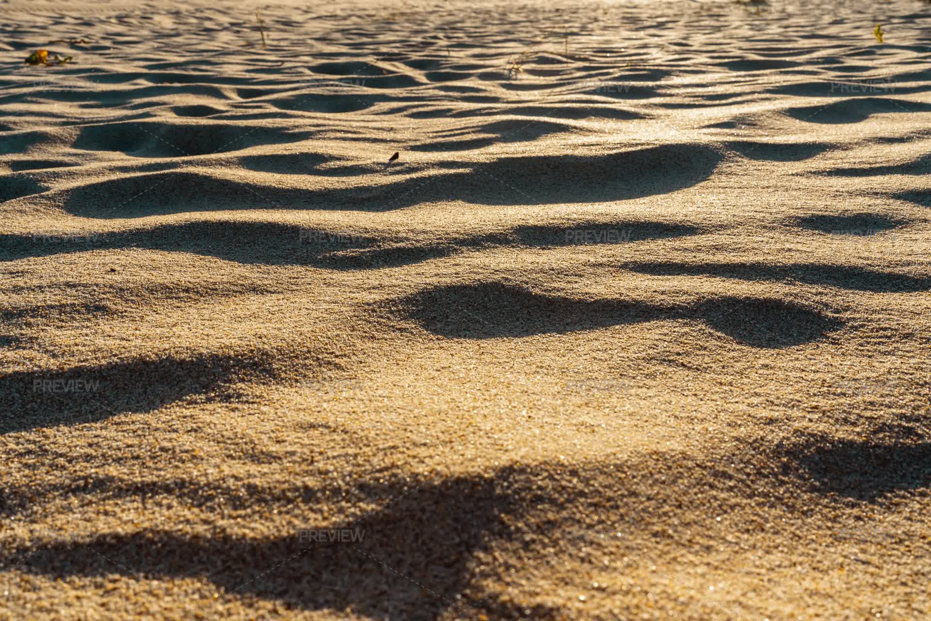Sand Wind Ripples Ripples Of Sand Shaped By Wind And Light - Stock Photos | Motion Array