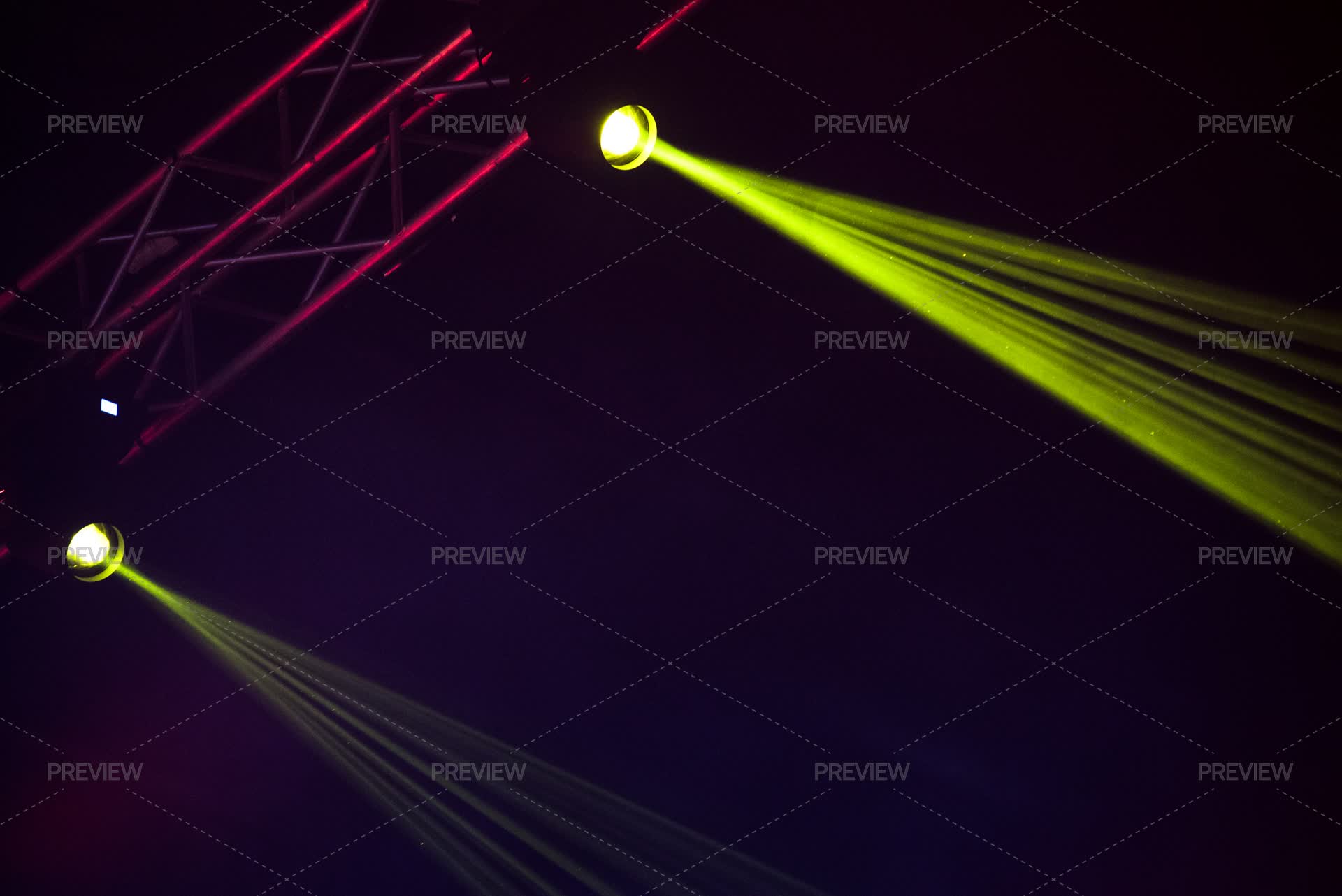 Green Stage Lights - Stock Photos | Motion Array