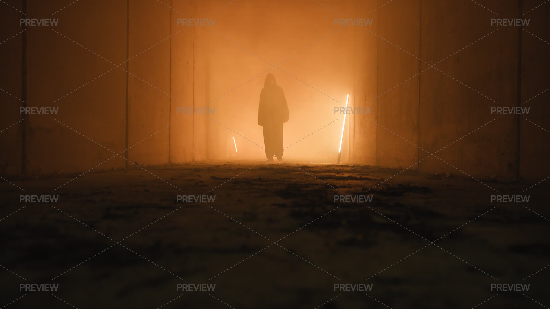 Strange Walk Strange Walk In Silhouette For The Death - Stock Photos | Motion Array