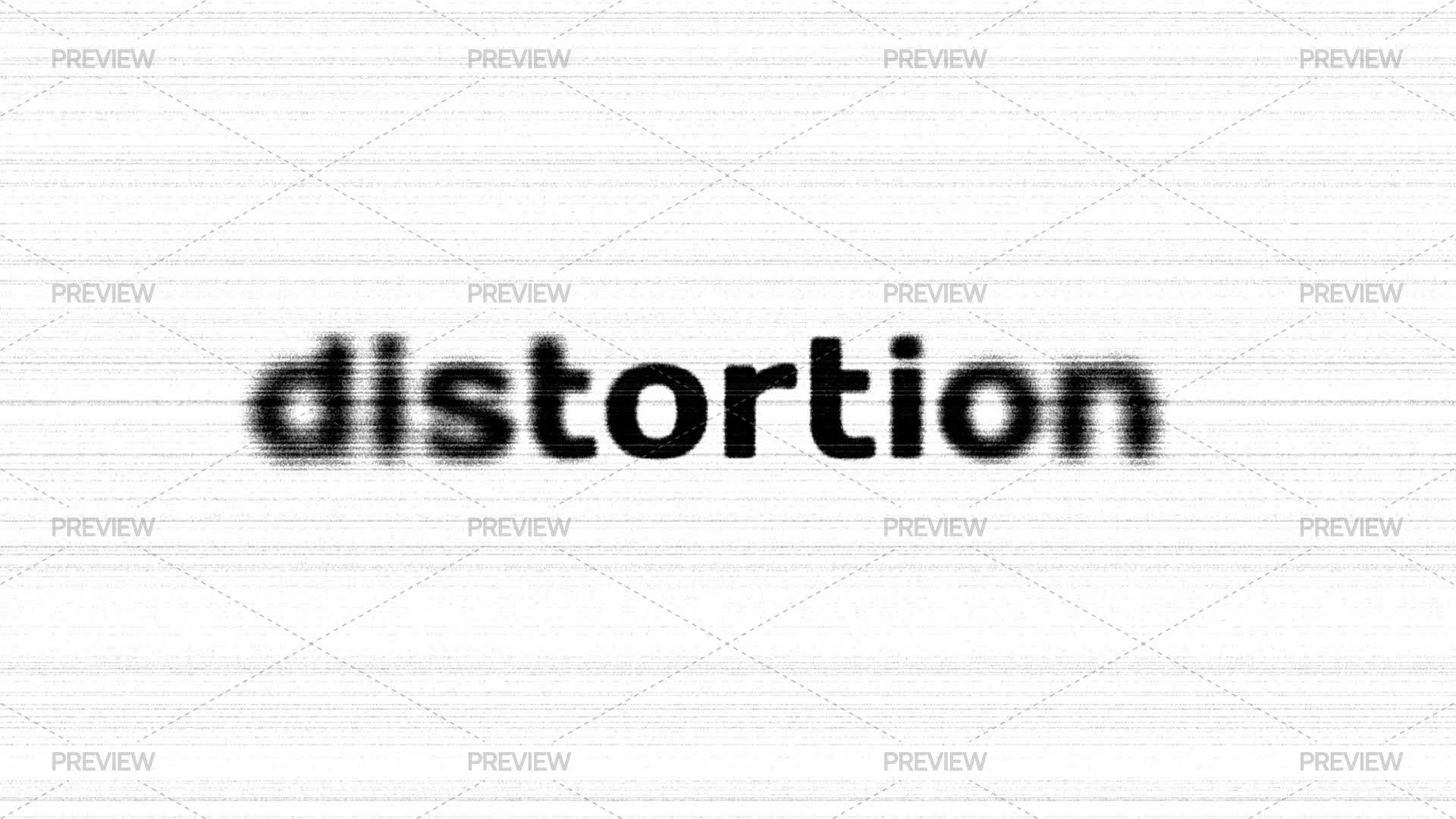Distortion Text Effect - Graphics | Motion Array