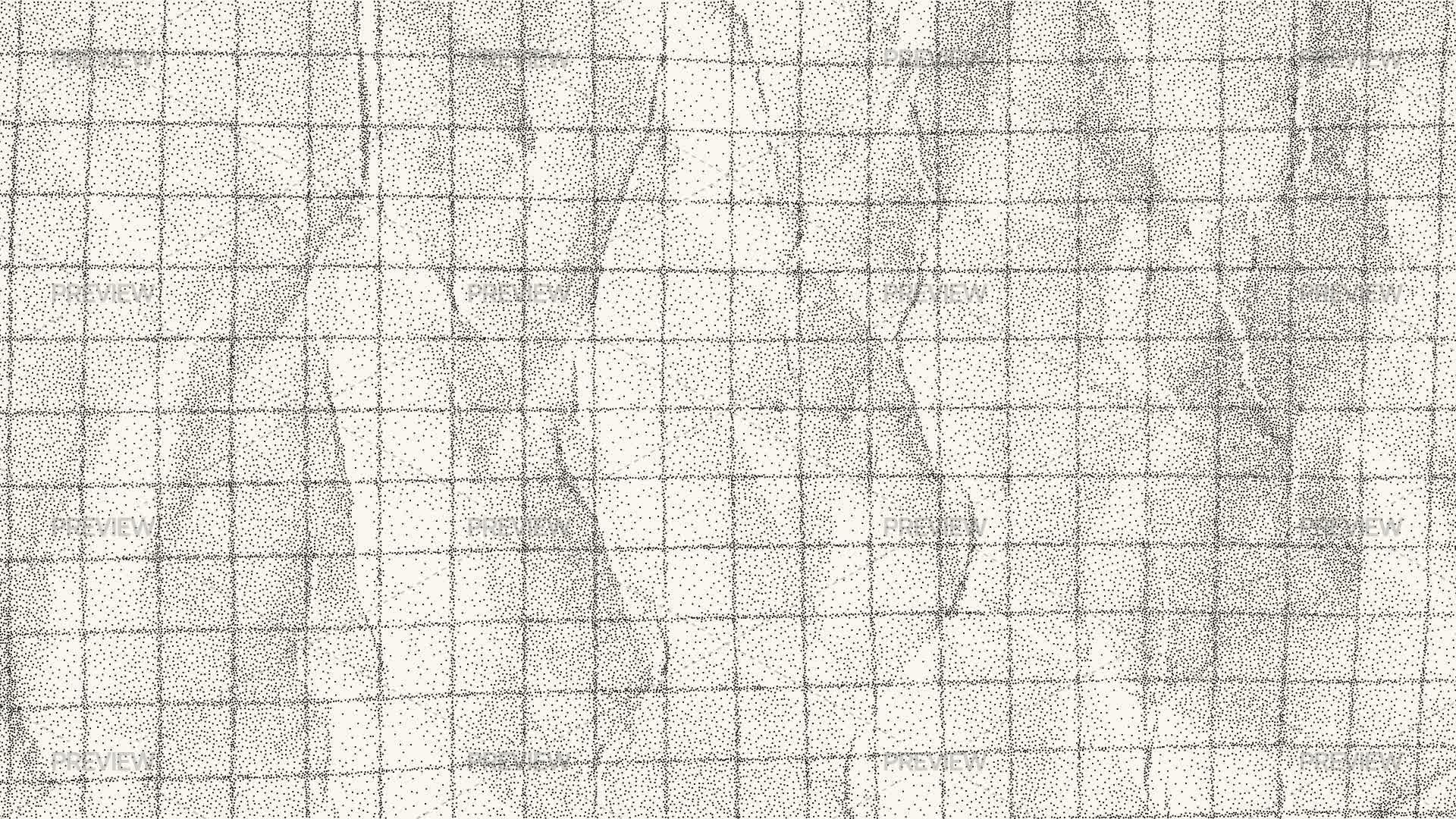 3 Dusty Gritty Textures Of Crumpled Checkered Paper - Graphics | Motion ...