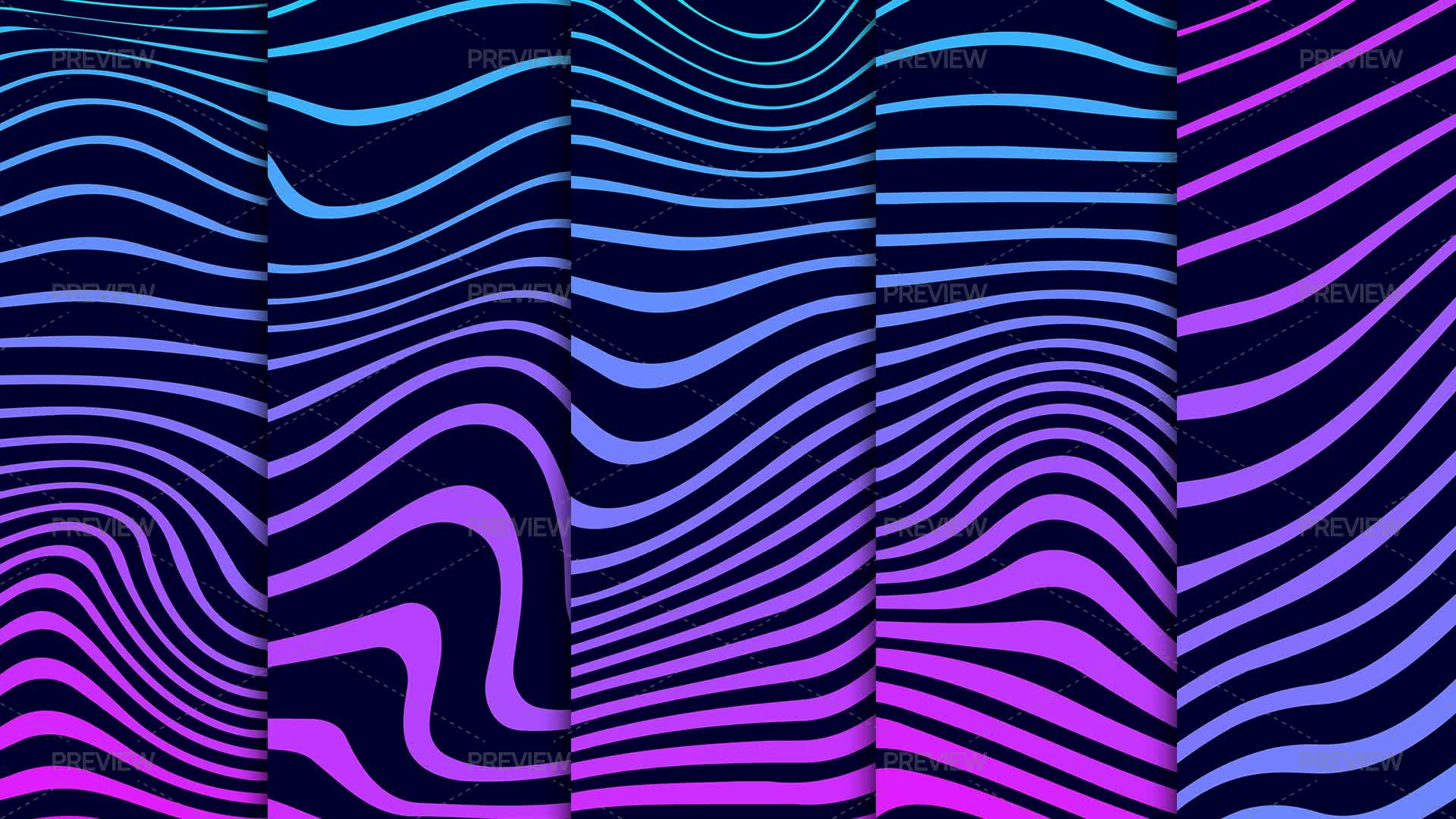 Line Array Background Graphix 10 Line Waves Backgrounds - Graphics | Motion Array