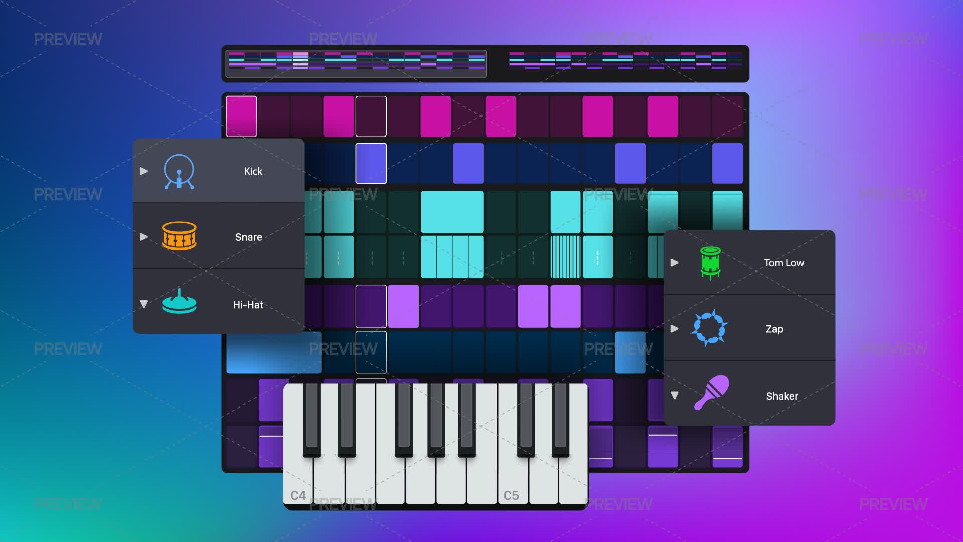 Audio Editing Interface - Graphics | Motion Array