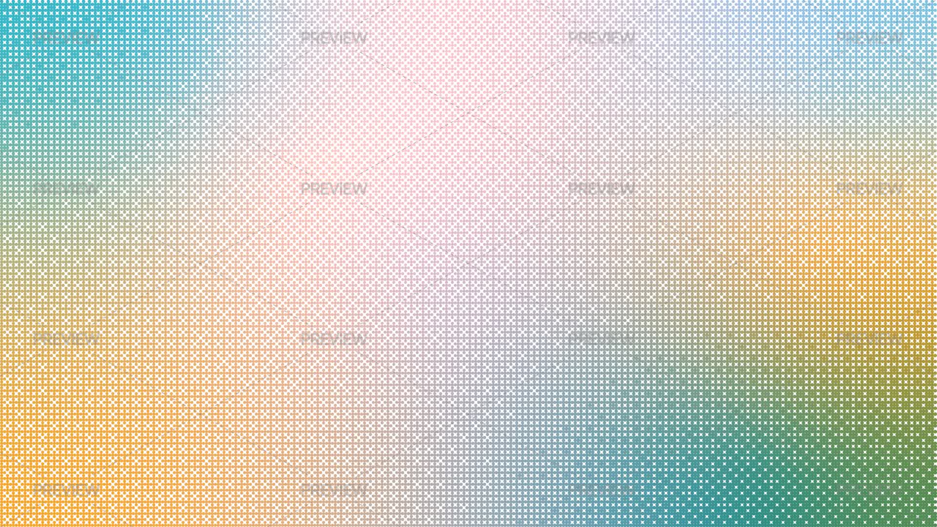 Halftone Bitmap Colorful Background - Graphics | Motion Array