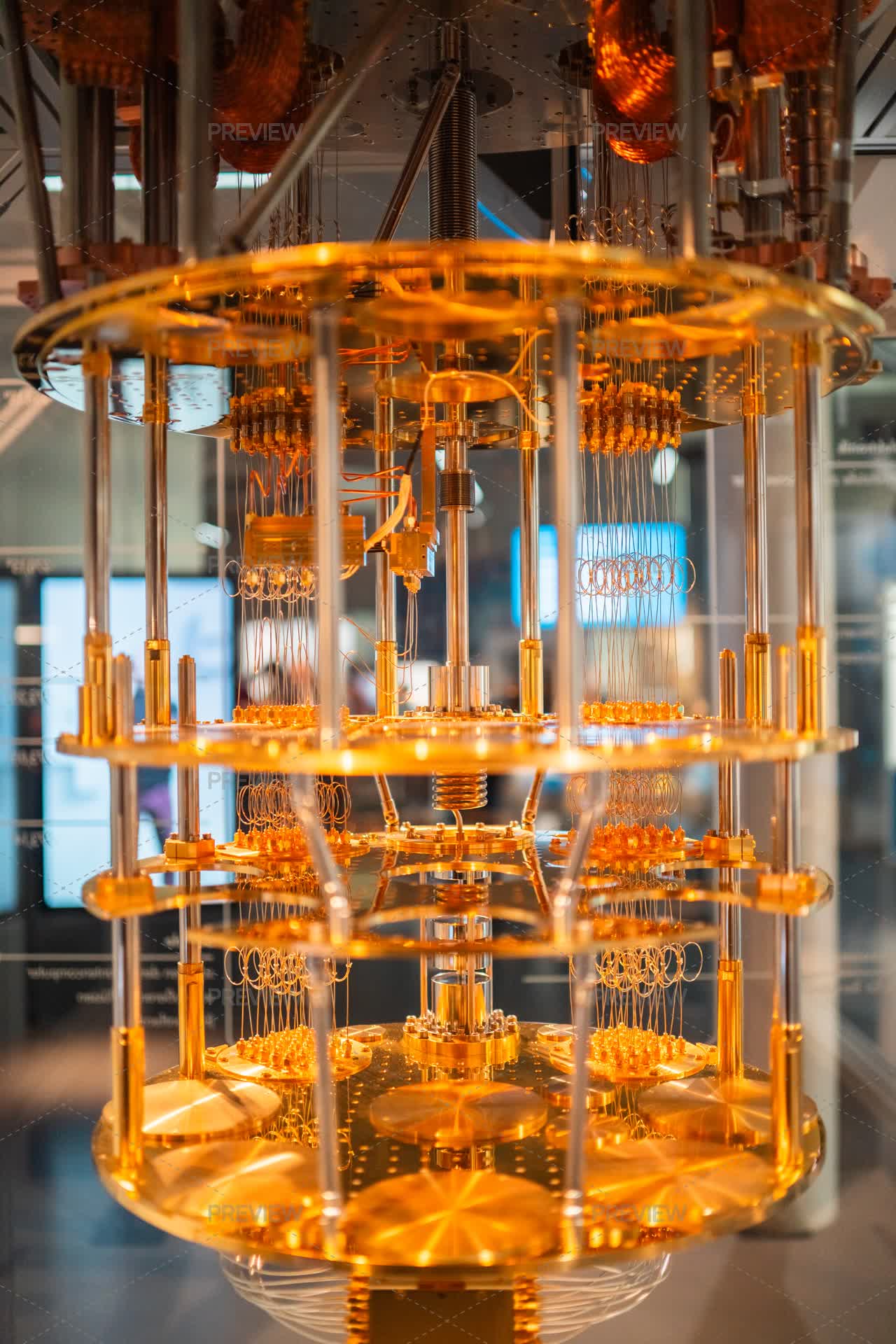 Intricate Quantum Computer System - Stock Photos | Motion Array