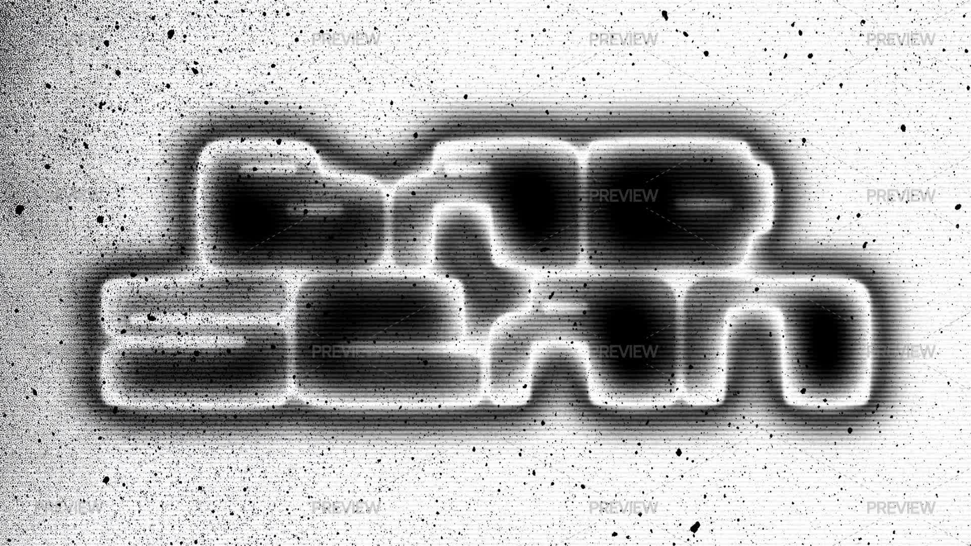 Blurred Bad Scan Text Effect - Graphics | Motion Array
