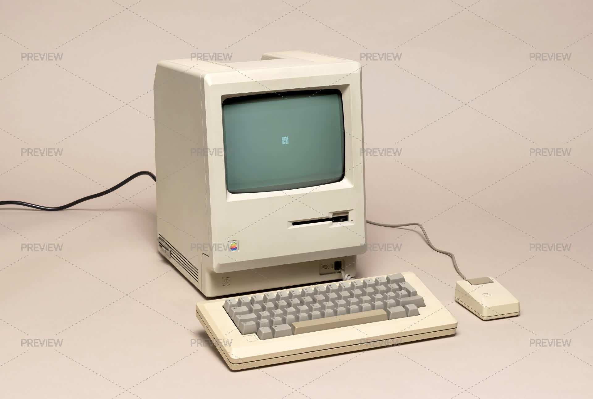 Apple Macintosh 128k, First Model 1984 - Stock Photos | Motion Array