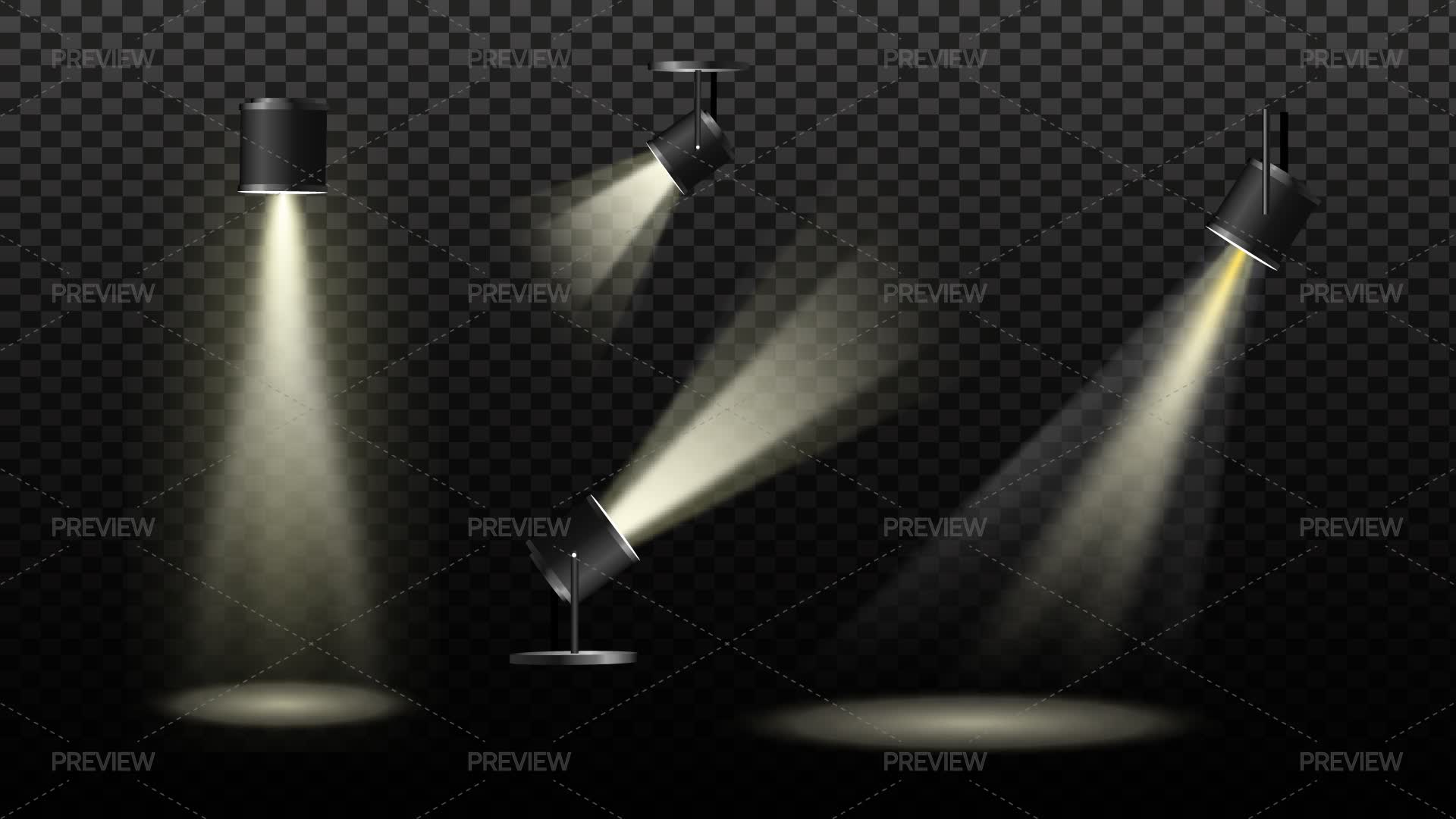 Computer Graphics Spotlight Spotlight Illustrations - Graphics | Motion Array