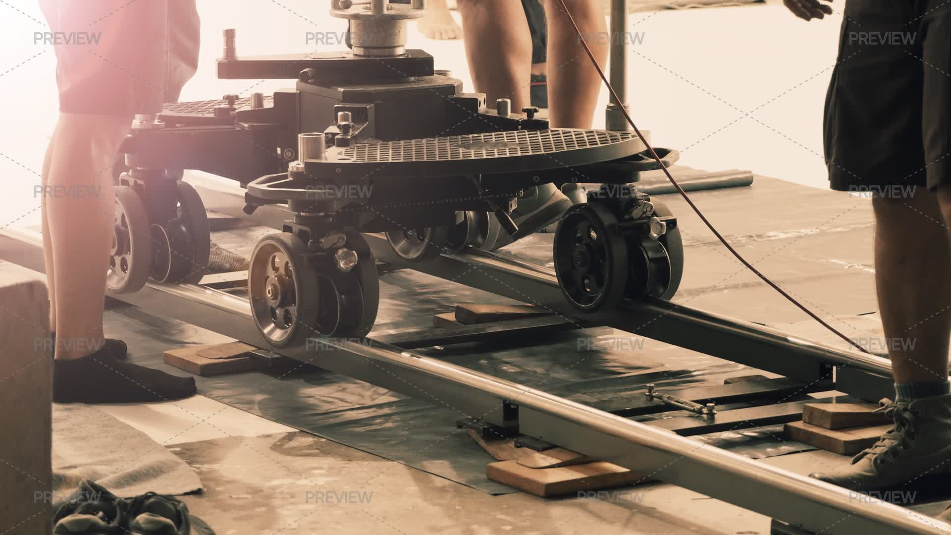 Video Track Rails Pro Videographer Dolly Rail Track For Filming Movie Mounted On Studio ...