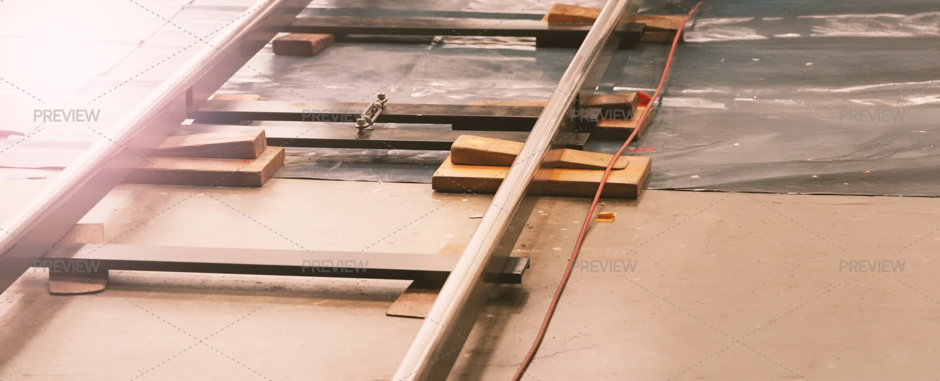 Video Track Rails Pro Videographer Dolly Rail Track For Filming Movie Mounted On Studio ...