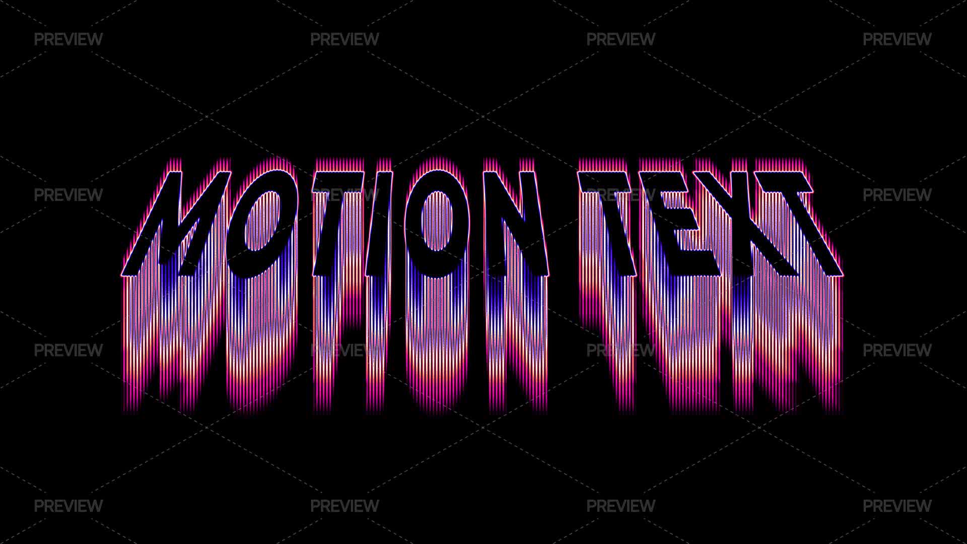 Motion Text Effect - Graphics | Motion Array