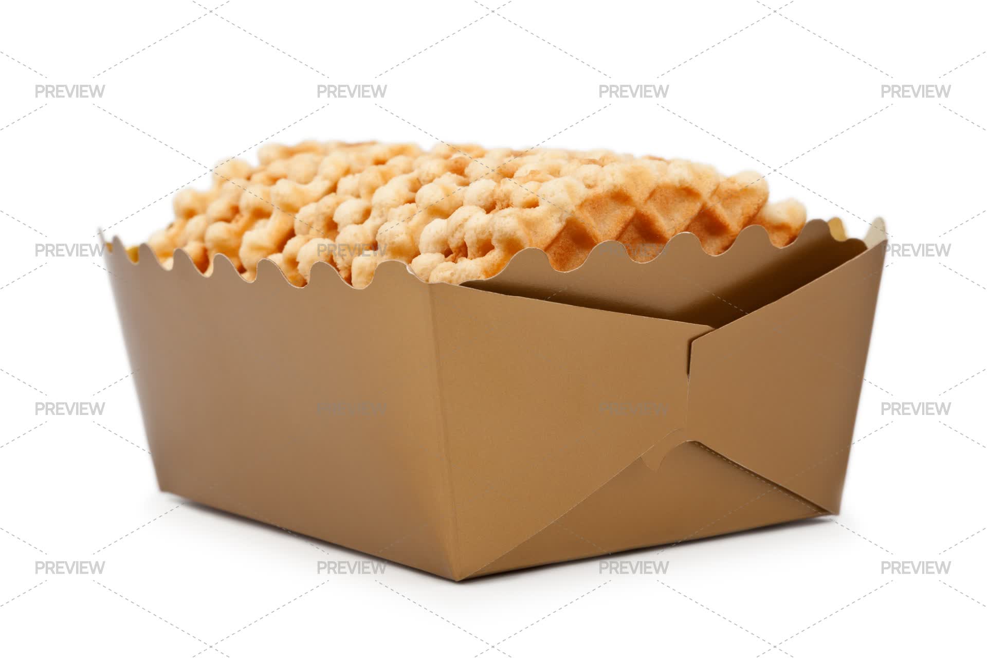 Waffles Array Box Of Waffles - Stock Photos | Motion Array